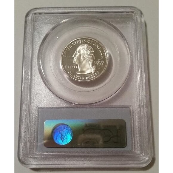 2005 S Silver Minnesota State Quarter Proof PR69 DCAM PCGS Blue Label - Picture 2 of 2